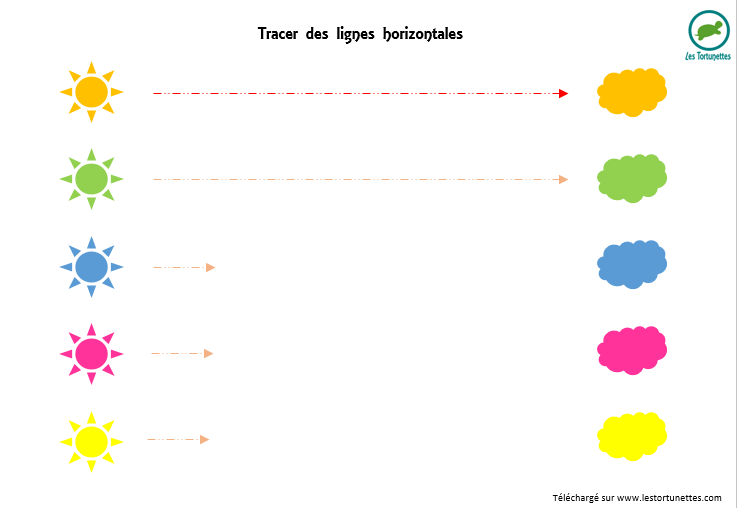 Exercices De Graphisme Ultra Simples - Les Tortunettes